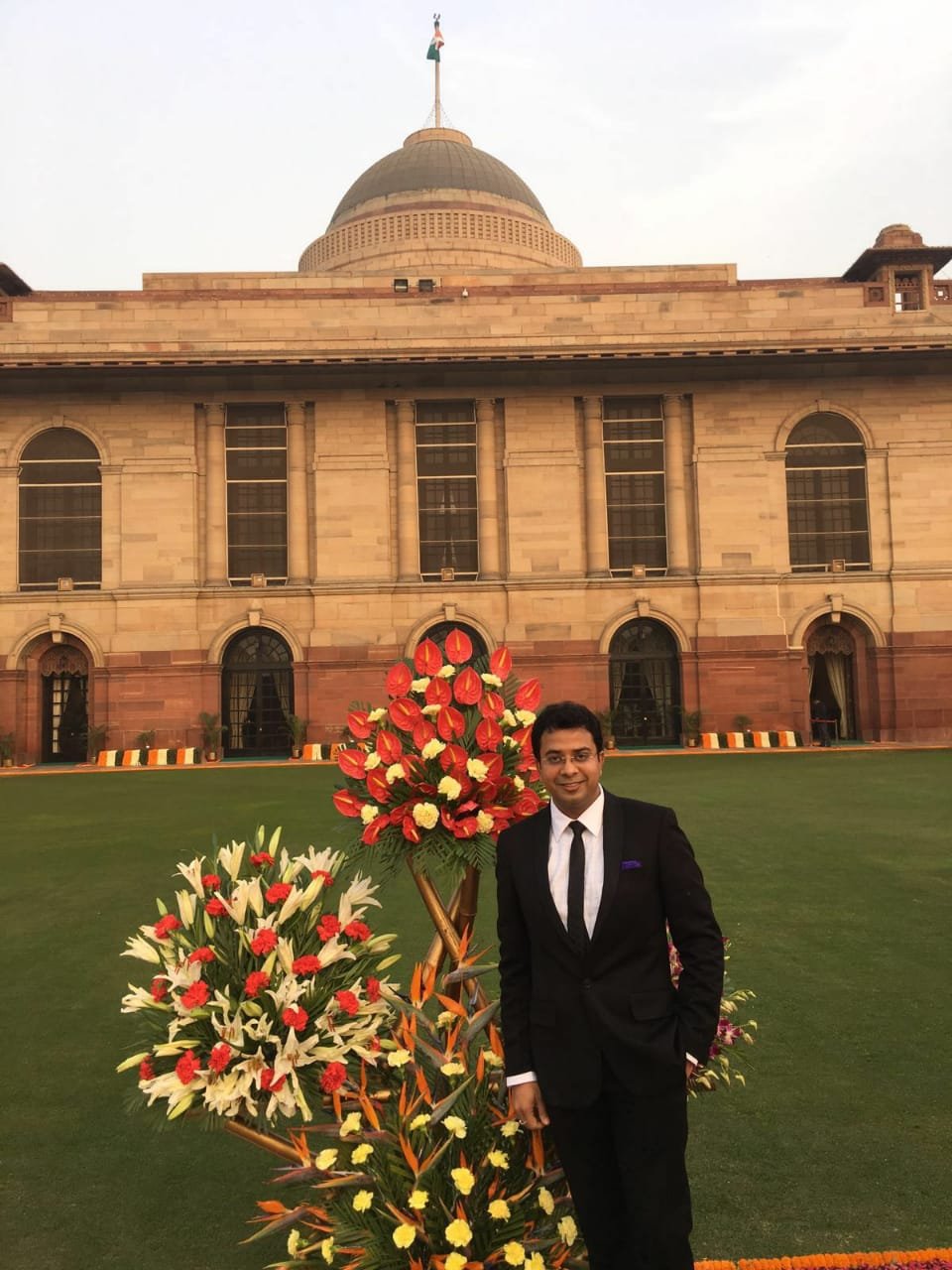 Dr. Animesh Agarwal at Rashtrapati Bhavan